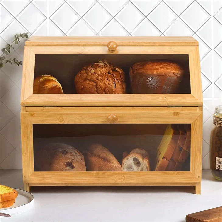 Bamboo Bread Box For Kitchen best